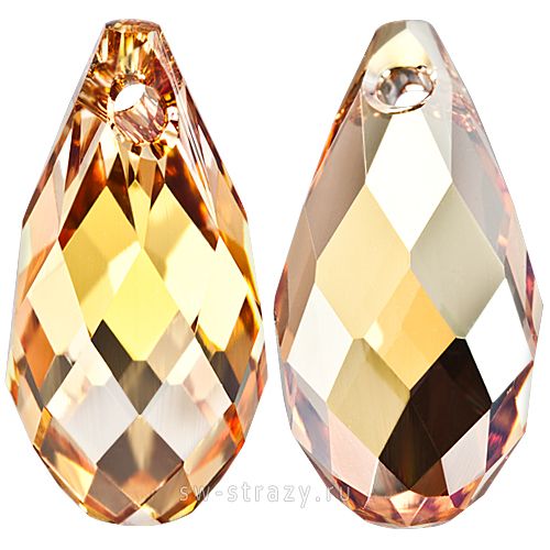 Кулоны 6010 13x6,5 mm Crystal Metallic Sunshine