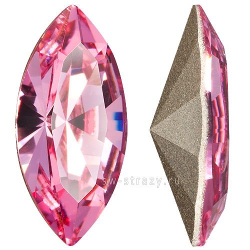 Кристаллы 4228 15x7 mm Rose