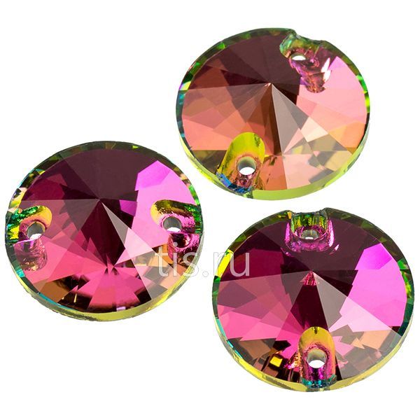 3130 14 mm Crystal Vitrail Rose