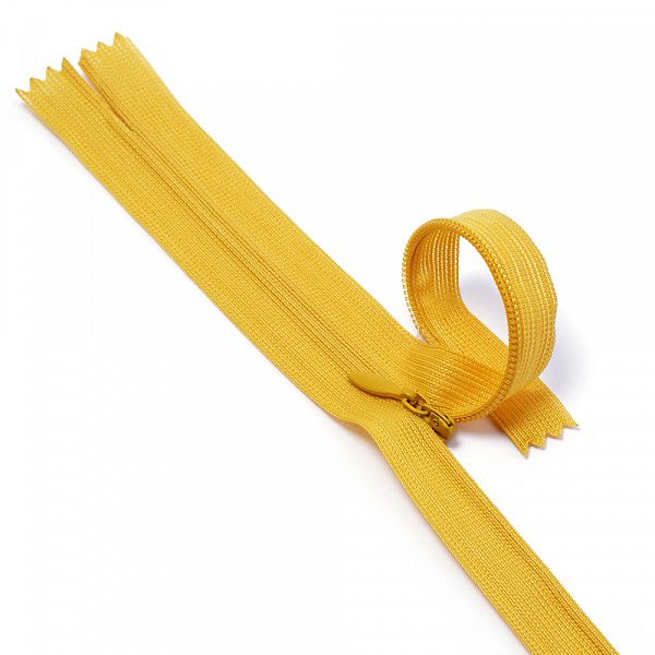 Молния потайная н\р горчица F122 50 см