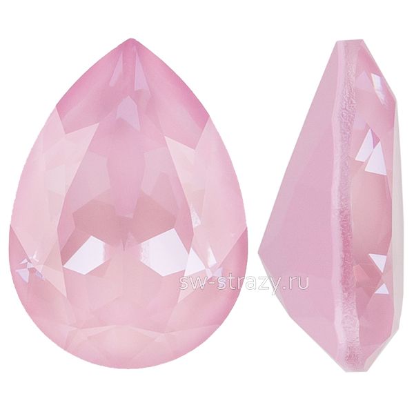 Кристаллы 4320 14x10 mm Crystal Soft Rose Ignite