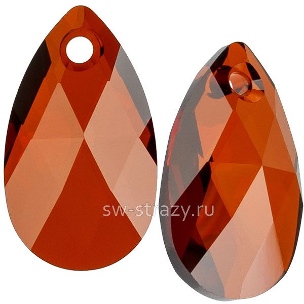 Кулоны 6106 16 mm Smoked Amber