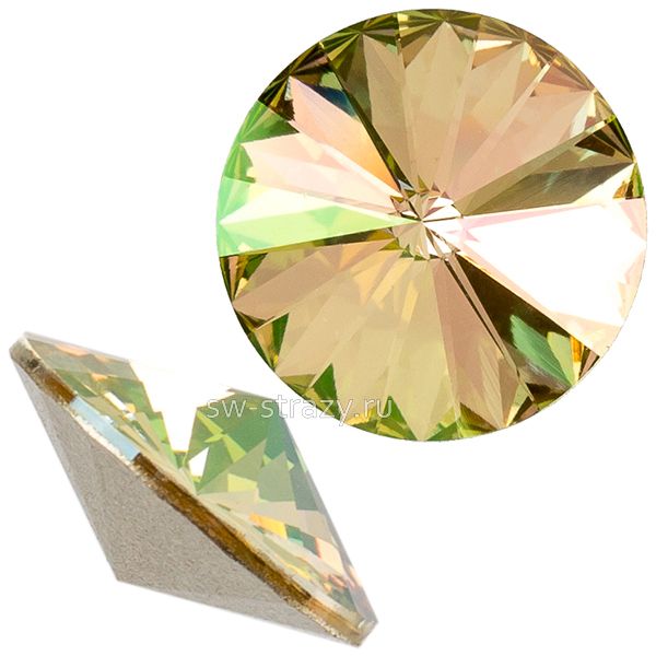 Риволи 1122 14 mm Crystal Luminous Green F