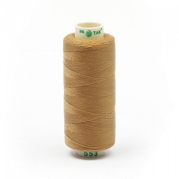 Нитки бытовые Dor Tak 40\2 цв. 553 бежевый 366м 100% п\э