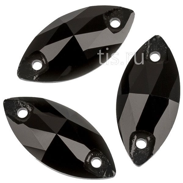 3320 6*12 mm Jet Hematite K9