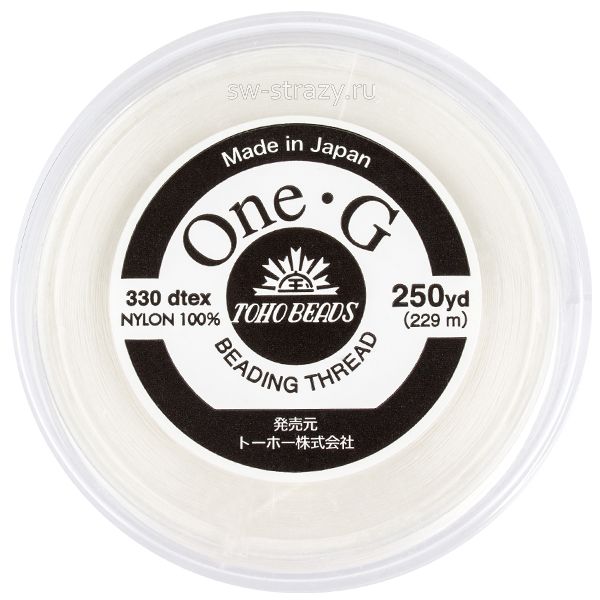 Нитки TOHO One-G White 229 m
