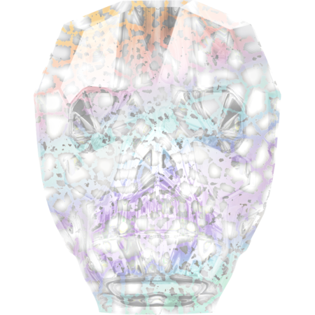 Бусины 5750 19 mm Crystal White Patina