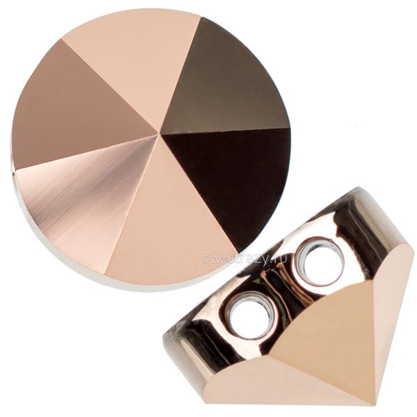 Бусины 5062 7,5 mm Crystal Rose Gold