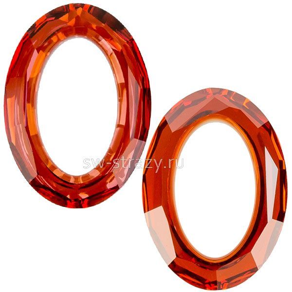 Кристаллы 4137 15x11 mm Crystal Red Magma