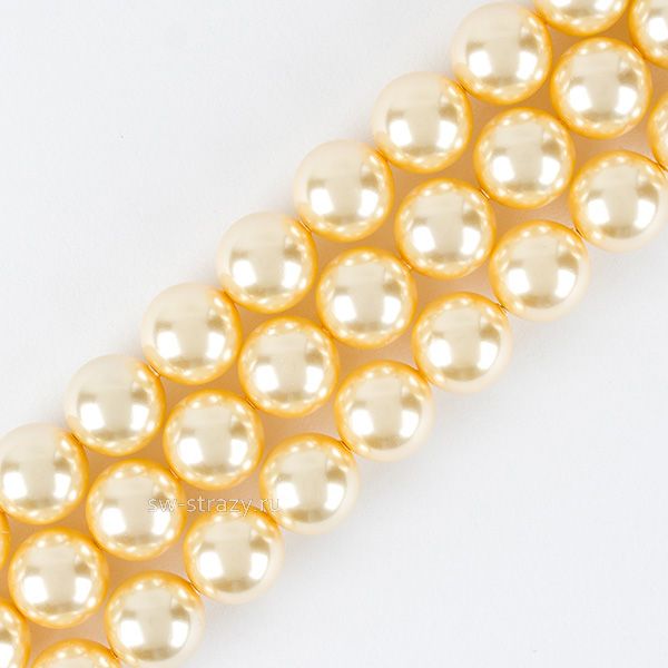 Жемчужины 5810 5 mm Crystal Light Gold Pearl