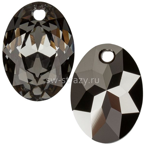 Кулоны 6438 9 mm Crystal Silver Night