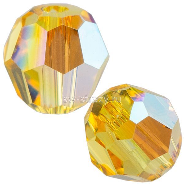 Бусины 5000 4 mm Light Topaz Shimmer