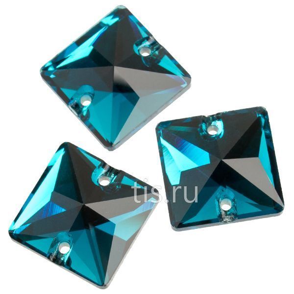 YHB 3687 12*12 mm Blue Zircon