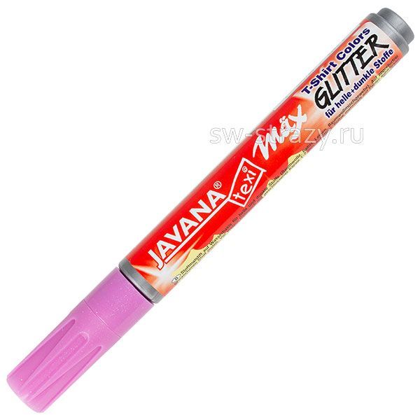 Маркер по ткани Javana с глиттером роза KR-92661