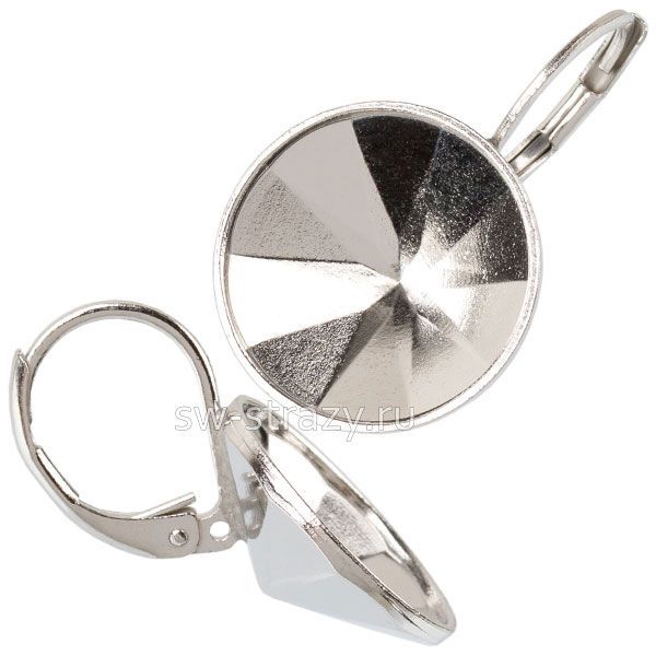 Серьги 1400 12 мм серебро (Р08368)