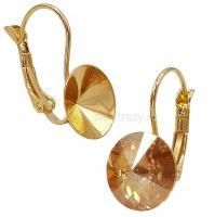 Основа под серьги 1122 12 мм позолота SWK0378