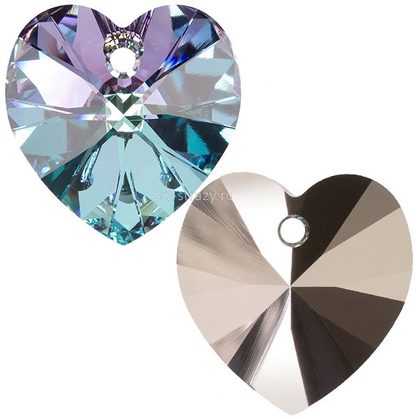 Кулоны 6228 14,4*14 mm Crystal Vitrail Light