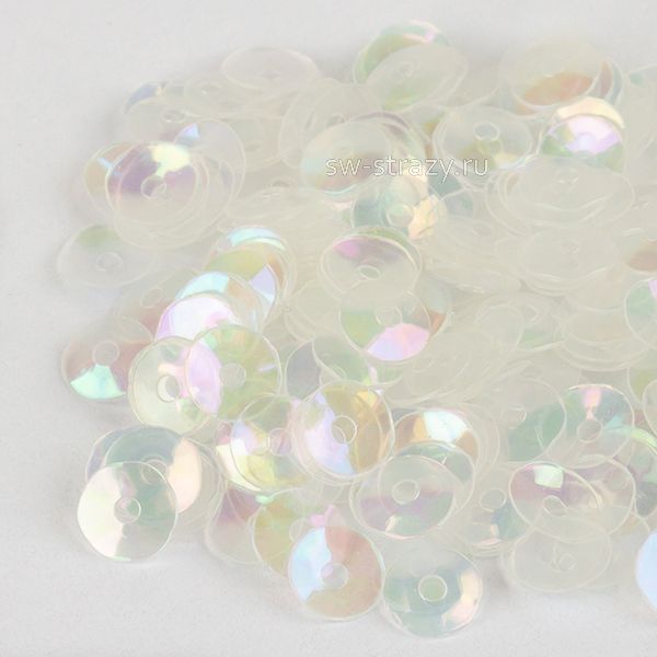 Пайетки 4 mm чаша (0101) Transparente IR 3 гр