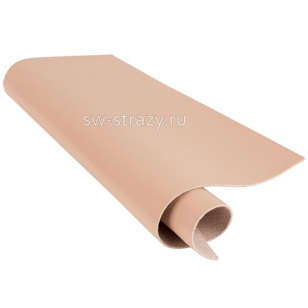 Кожа натуральная 15х21 см пудровый (058)