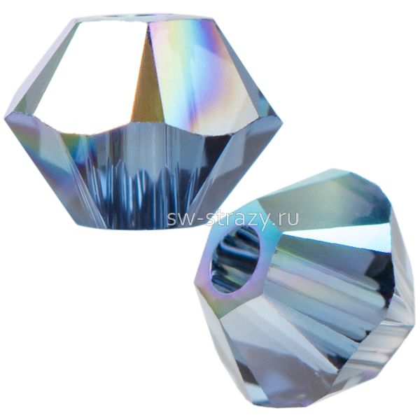 Бусины 5328 4 mm Montana AB