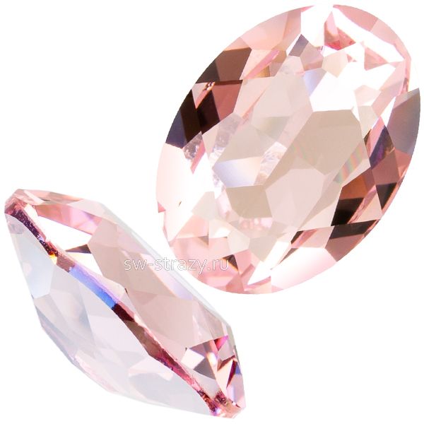 Кристаллы 4120 8x6 mm Light Rose Ignite