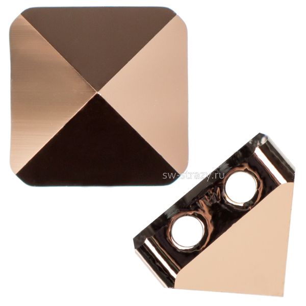 Бусины 5061 7,5 mm Crystal Rose Gold