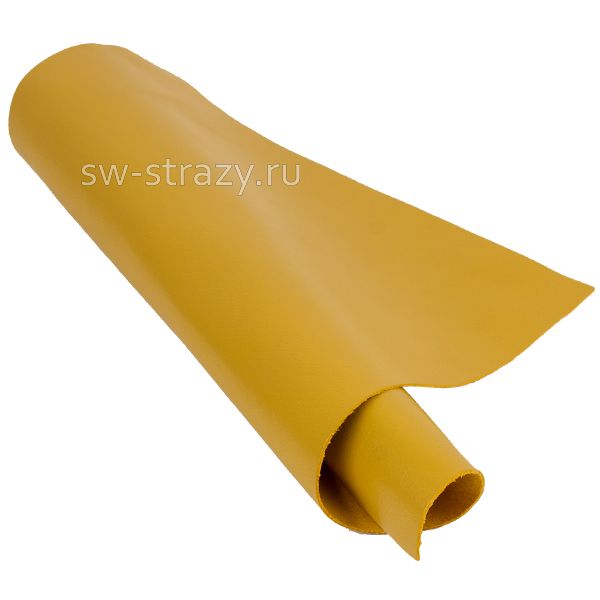 Кожа натуральная 15х21 см горчичная (70)