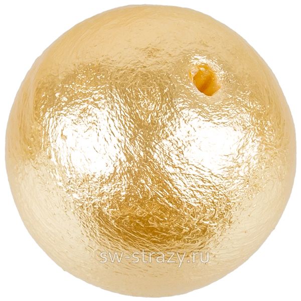 Жемчуг хлопковый 12 мм шампань