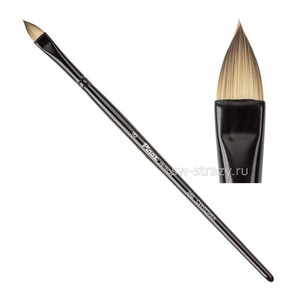 Кисть Pinax Artists HI TECH Плоскоовальная №8