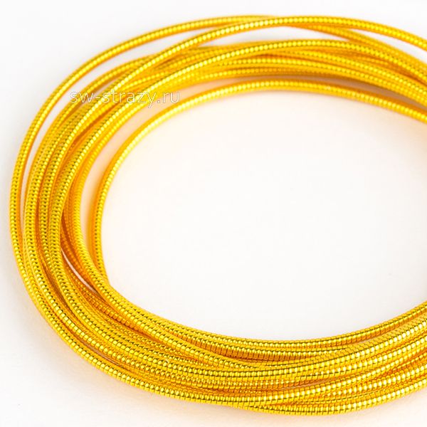 Канитель жесткая Золото 1 мм (5гр)