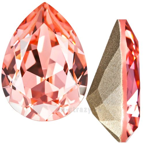 Кристаллы 4320 14x10 mm Rose Peach