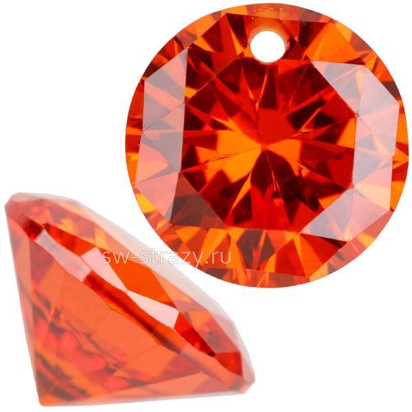 Подвеска циркон 4 мм Scarlet