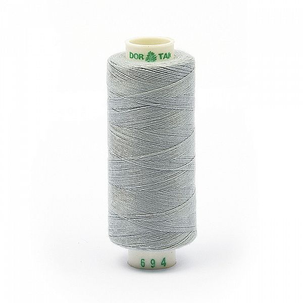 Нитки бытовые Dor Tak 40\2 цв. 694 серый  366м 100% п\э