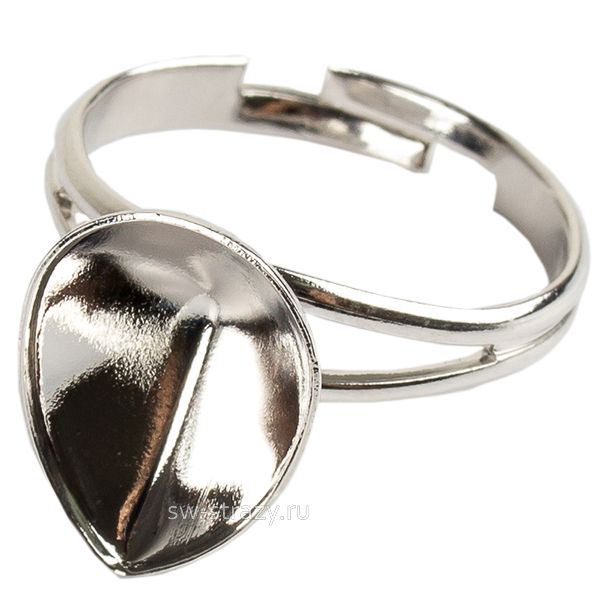 Основа под кольцо 4320 14 мм родий SWK0322