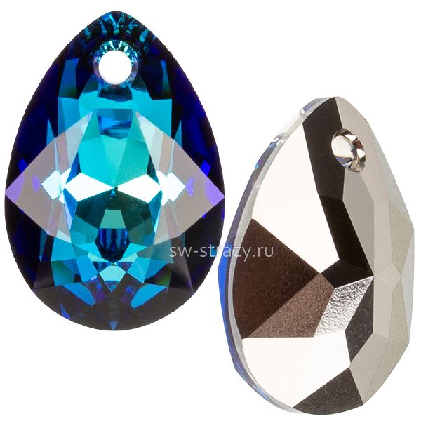 Кулоны 6433 11,5 mm Crystal Bermuda Blue P