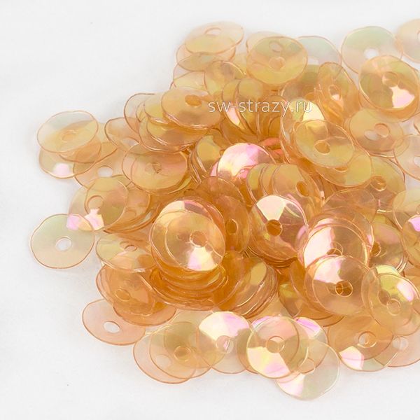 Пайетки 3 mm чаша (0128) Giallo Antico IR 3 гр