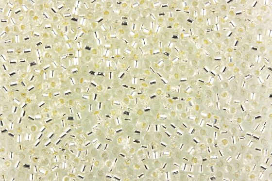 Delica Beads 11/0 DB041 Silver Lined Crystal