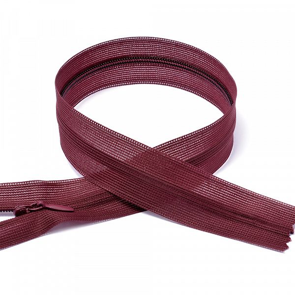 Молния потайная н\р т.бордовый F179 50 см