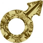 Кристаллы 4878 18x11,5 mm.Отверстие 5,9 Crystal Golden Shadow