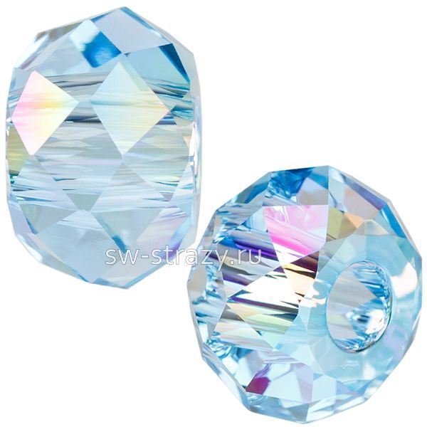 Бусины 5042 6 mm Aquamarine Shimmer 2X
