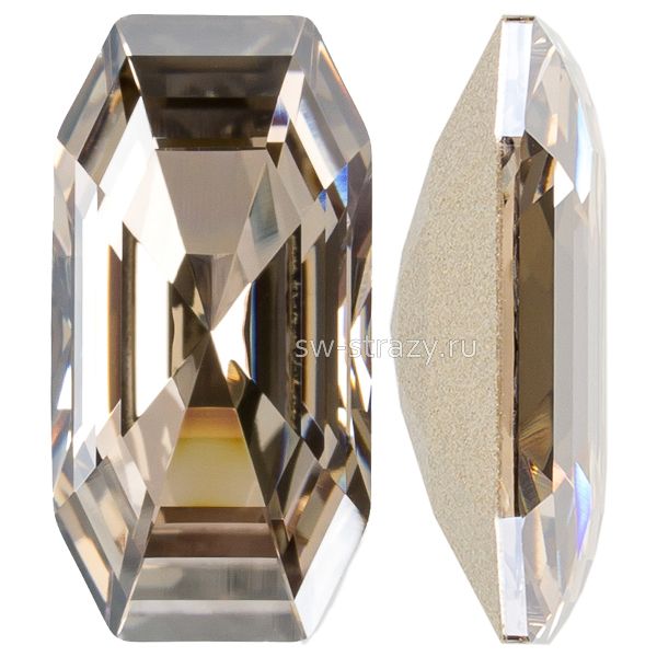 Кристаллы 4595 16x8 mm Crystal Silver Shade