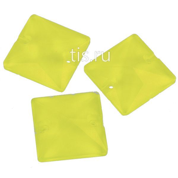 3687 12*12 mm Neon Lemon 1 уп (2 шт)