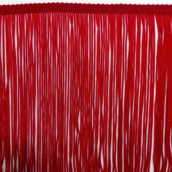 Бахрома темно-красная