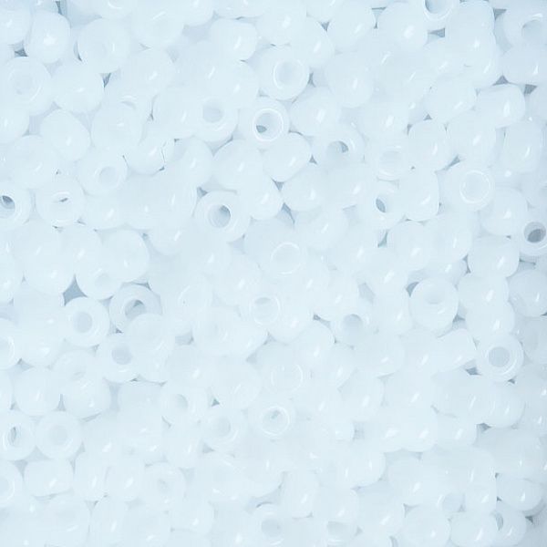 Бисер круглый 11/0 #0041 Непрозрачный, белый