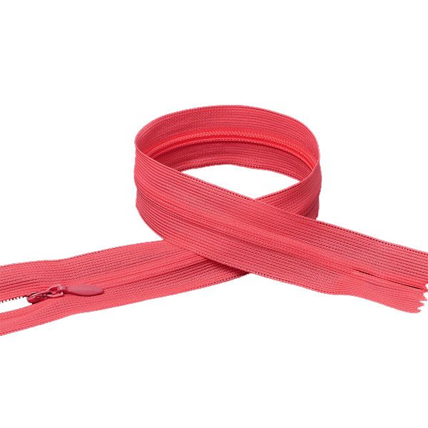 Молния потайная н\р розовый неон F335 50 см