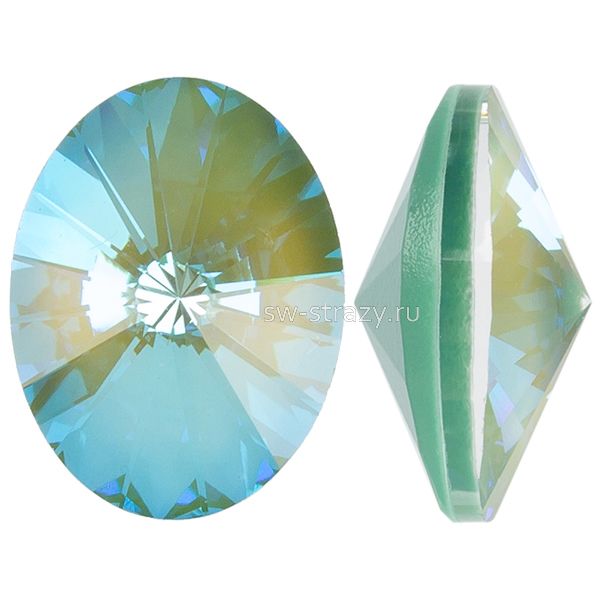 Кристаллы 4122 14x10,5 mm Crystal Silky Sage Delite