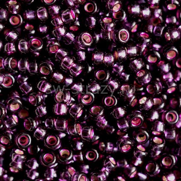 Seedbead Miyuki 15/0 1428 Dyed Silver Lined Wine