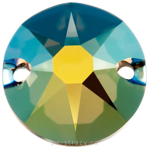 Пришивные стразы 3288 MM 10 Crystal Iridescent Green