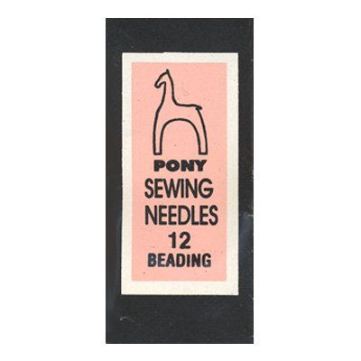 Иглы бусиничные Pony № 12 - 25 шт.