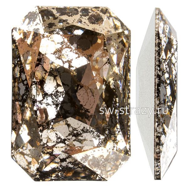 Кристаллы 4627 27x18,5 mm Crystal Gold Patina